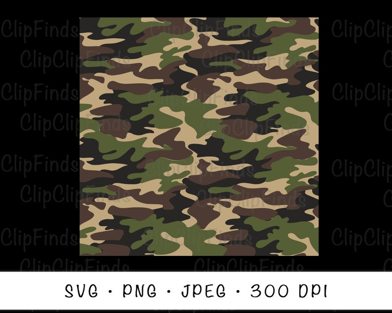 Camouflage Digital Wallpaper Green Camo SVG PNG and JPEG - Etsy