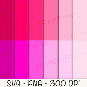Papel de parede digital rosa SVG, papel de parede digital magenta PNG, papel de parede tons rosa, cores de boneca rosa, pastel, 12x12