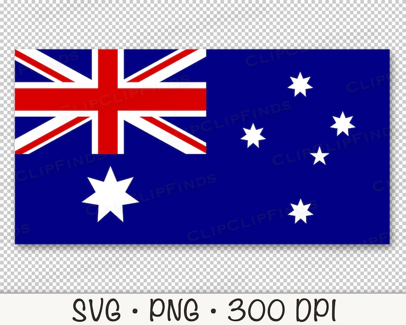 May include: The Australian flag, a rectangular design with a dark blue background. The upper left corner features the Union Jack. The flag also includes a large white seven-pointed star and five smaller white stars.