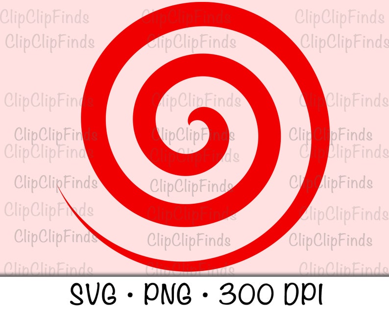 Peppermint Candy Swirl SVG PNG Peppermint Clipart Instant - Etsy