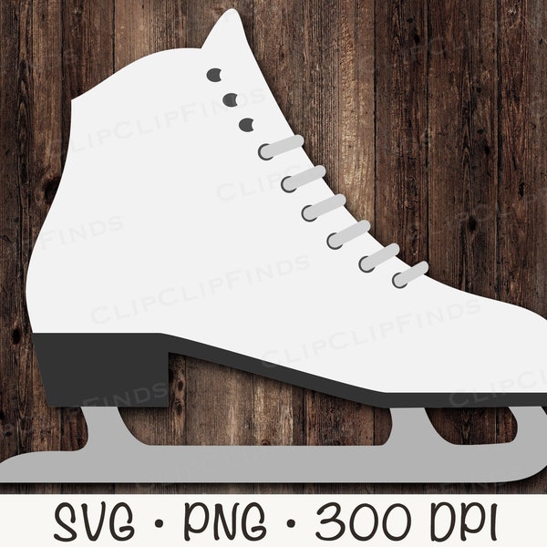 Ice Skate, Ice Skate SVG, Ice Skate PNG, Ice Skate Vector Cut Layered, Instant Digital Download