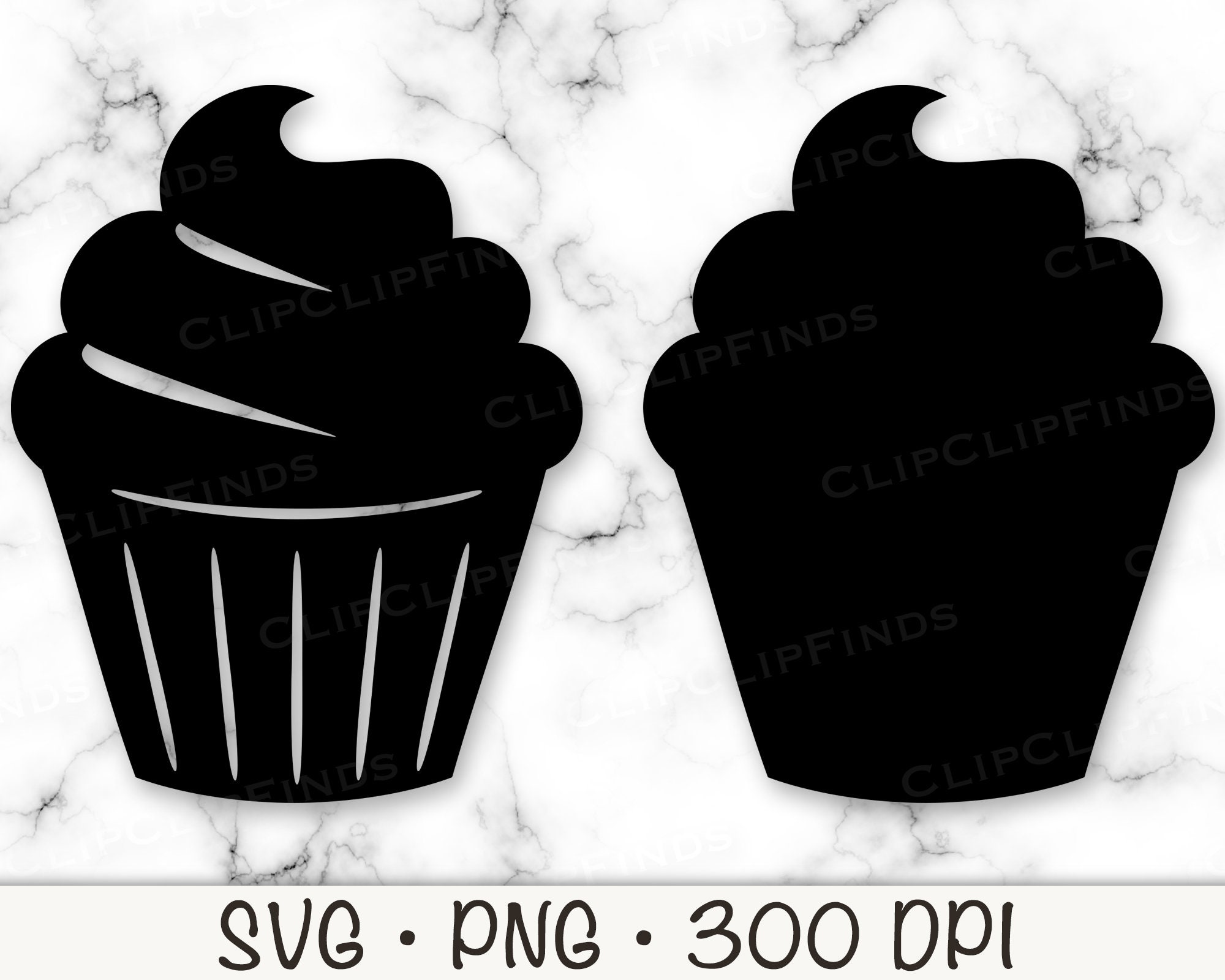 Cupcake outline - Etsy México, image size:2000x1600