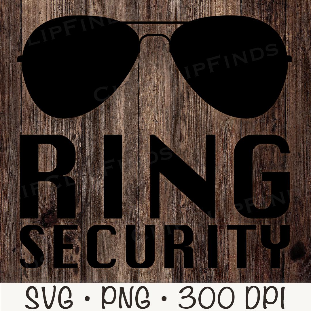 Ring Security Vector Files Ring Security SVG, Ring Security PNG, Aviator Sunglasses, Wedding ...