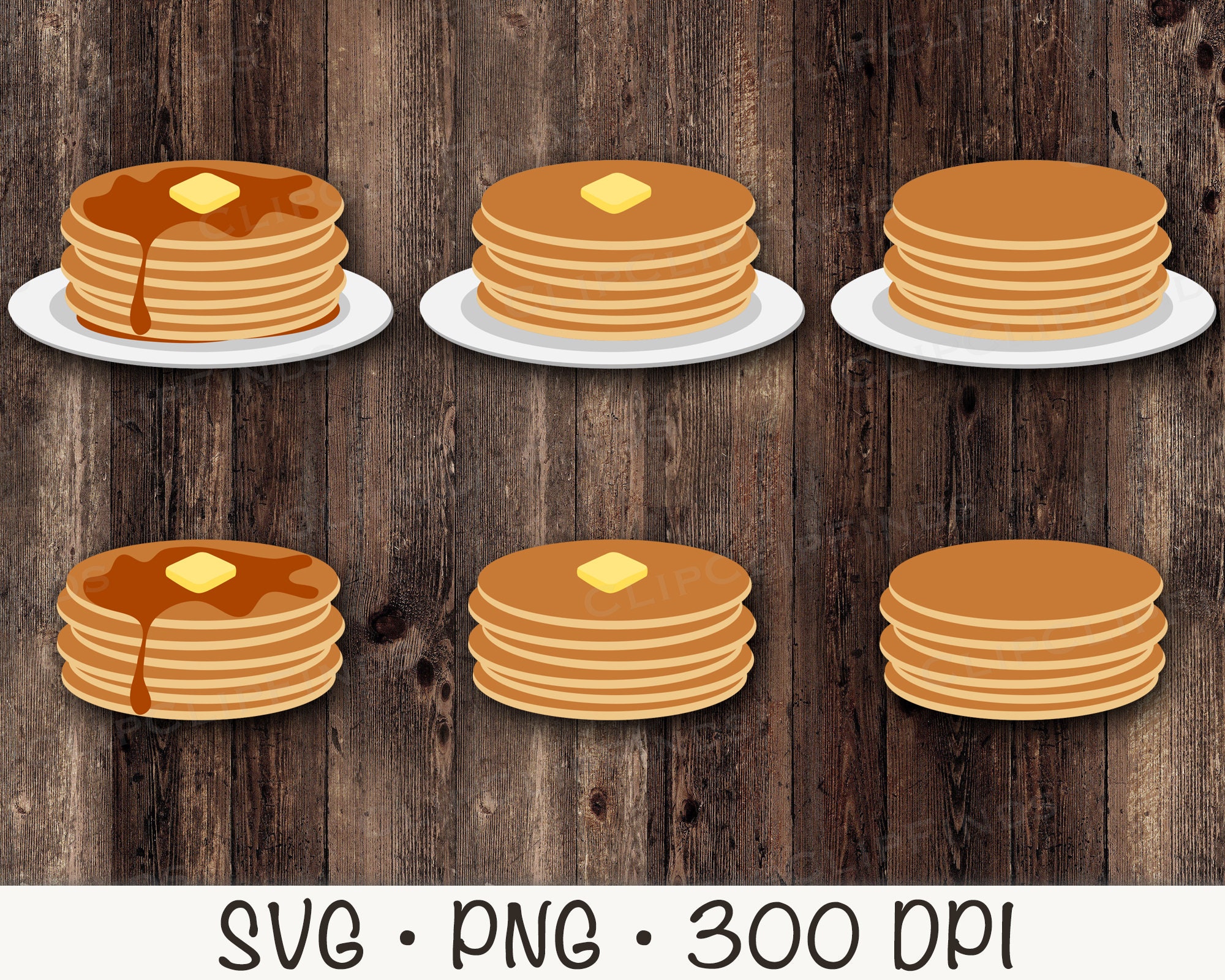 Pancake Stack Clip Art