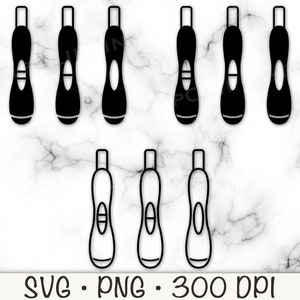 Schwangerschaftstest SVG, Schwangerschaftstest Silhouette PNG, positiver Schwangerschaftstest Clipart, Schwangerschaftsankündigung, Mutterschaft, Baby, erwartet
