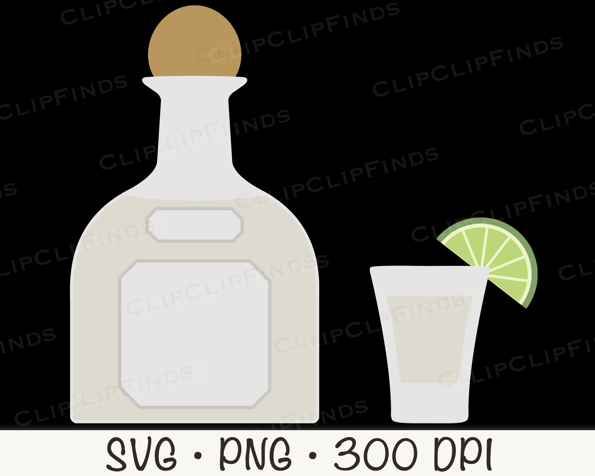 Tequila Bottle Shot Glass With Lime Tequila Shot Round Etsy