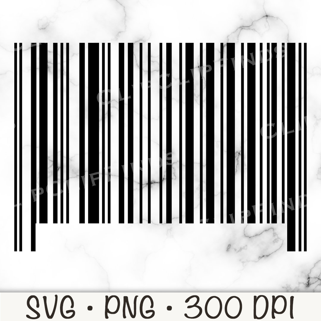 Barcode SVG, Barcode PNG, Barcode Scan, Vector Sublimation, Name