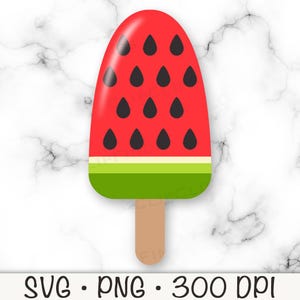 Wassermelonen Eis am Stiel PNG, Wassermelonen Eis am Stiel Clipart, Eis am Stiel SVG, Wassermelonensamen, Sommer, Eiscreme, Eis am Stiel, digitale Download-Datei
