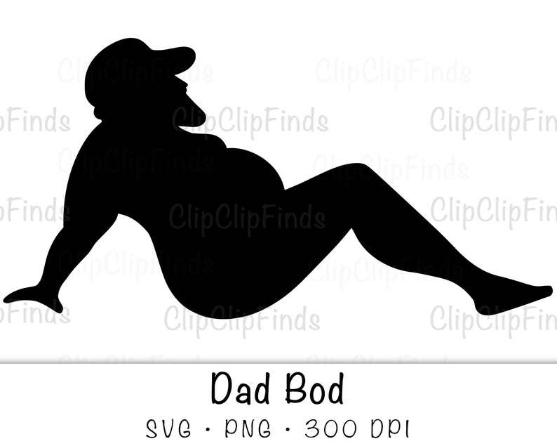 Dad Bod Father’s Day SVG Vector Cut File and PNG - Etsy Hong Kong