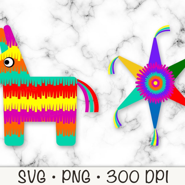 Piñata SVG, Mexican Piñata Clipart, Piñata PNG, Mexican Fiesta Party, Instant Digital Download