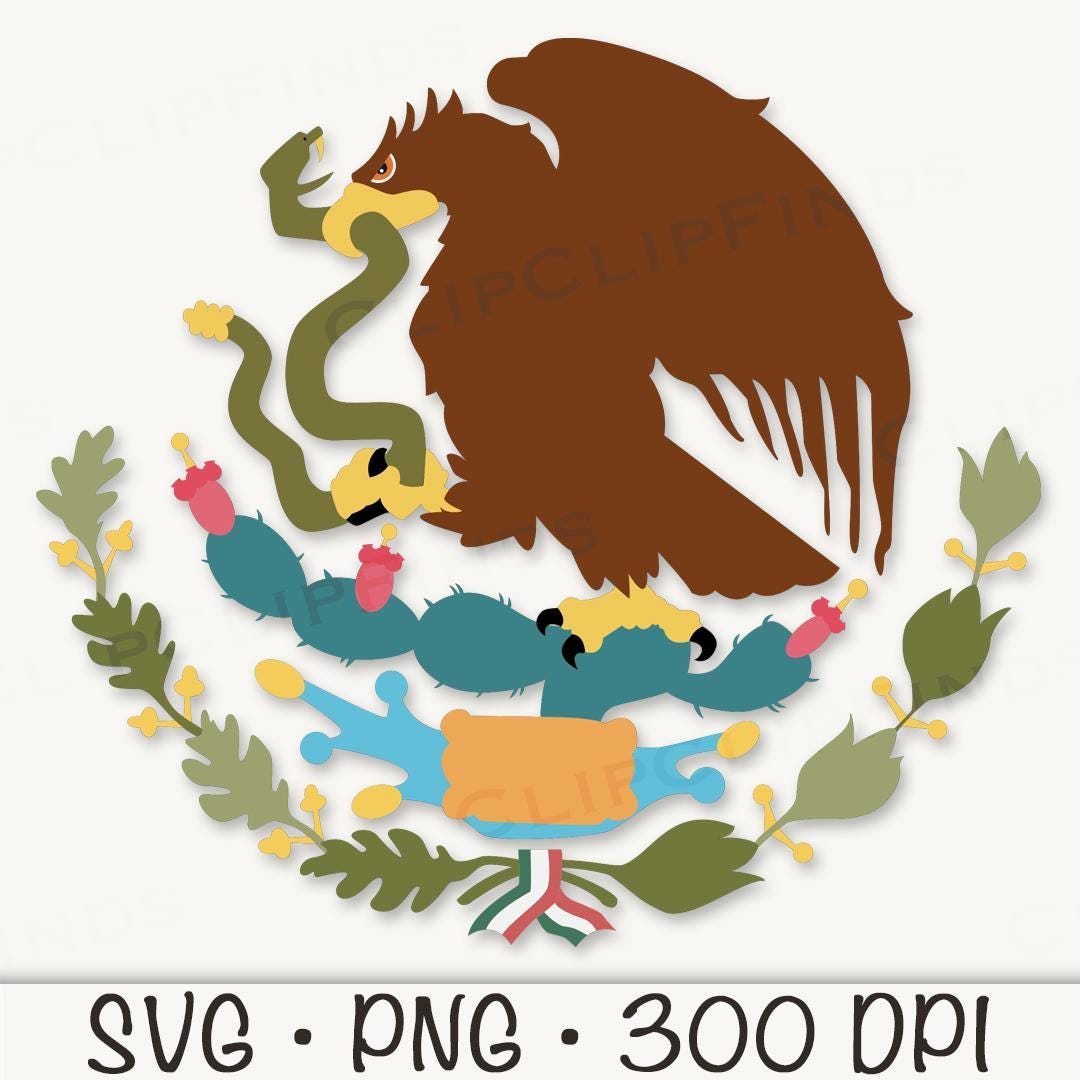 Mexikanische Flagge Adler Wappen SVG PNG: Escudo Mexicano (Digitaler  Download) - Etsy Österreich, image size:1080x1080