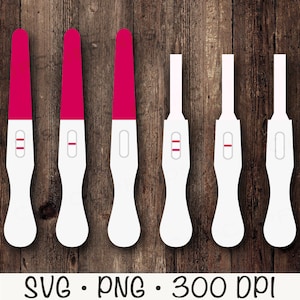 Schwangerschaftstest SVG, Schwangerschaftstest PNG, Schwangerschaftstest Clipart, positiver Schwangerschaftstest, Schwangerschaftsankündigung, Baby, digitaler Download