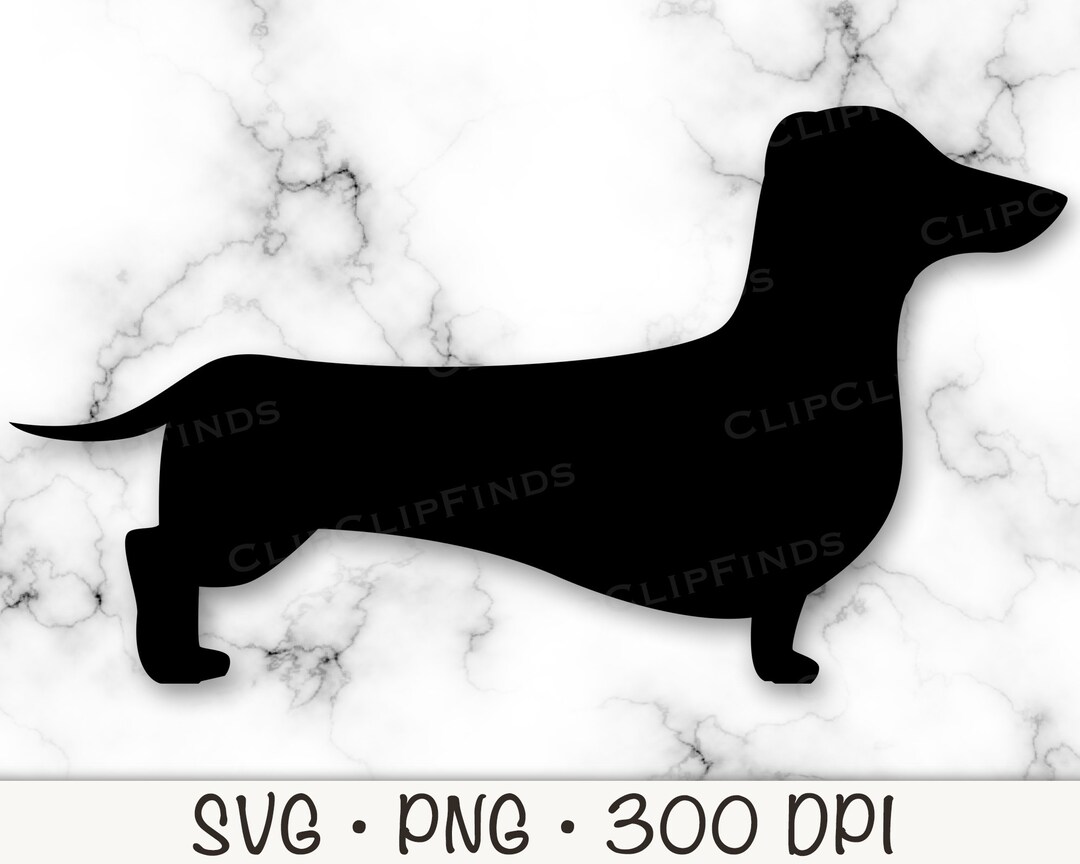 Dachshund SVG, Dachshund Wiener Dog SVG, Dachshund Silhouette PNG, Pet