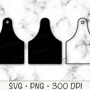 Étiquette de vache SVG, contour d'étiquette de vache, étiquette de vache PNG, Silhouette d'étiquette de vache, téléchargement numérique instantané