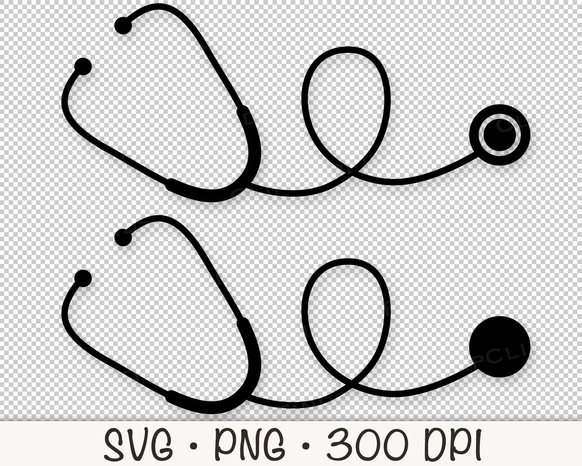 Stethoscope SVG Nurse Doctor Medical NP Rn Vector Cut Etsy