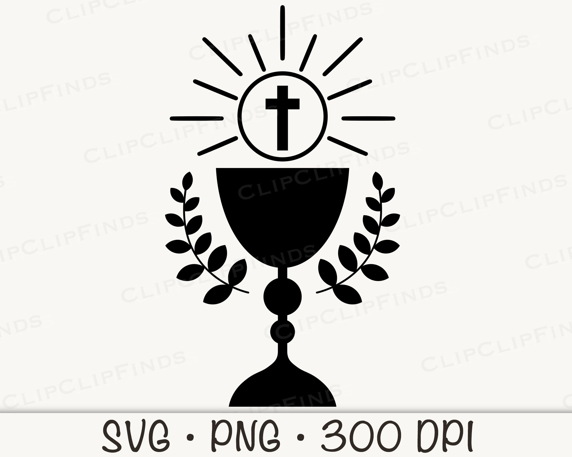 Chalice Cup SVG Vector Cut File and PNG Overlay Transparent Etsy