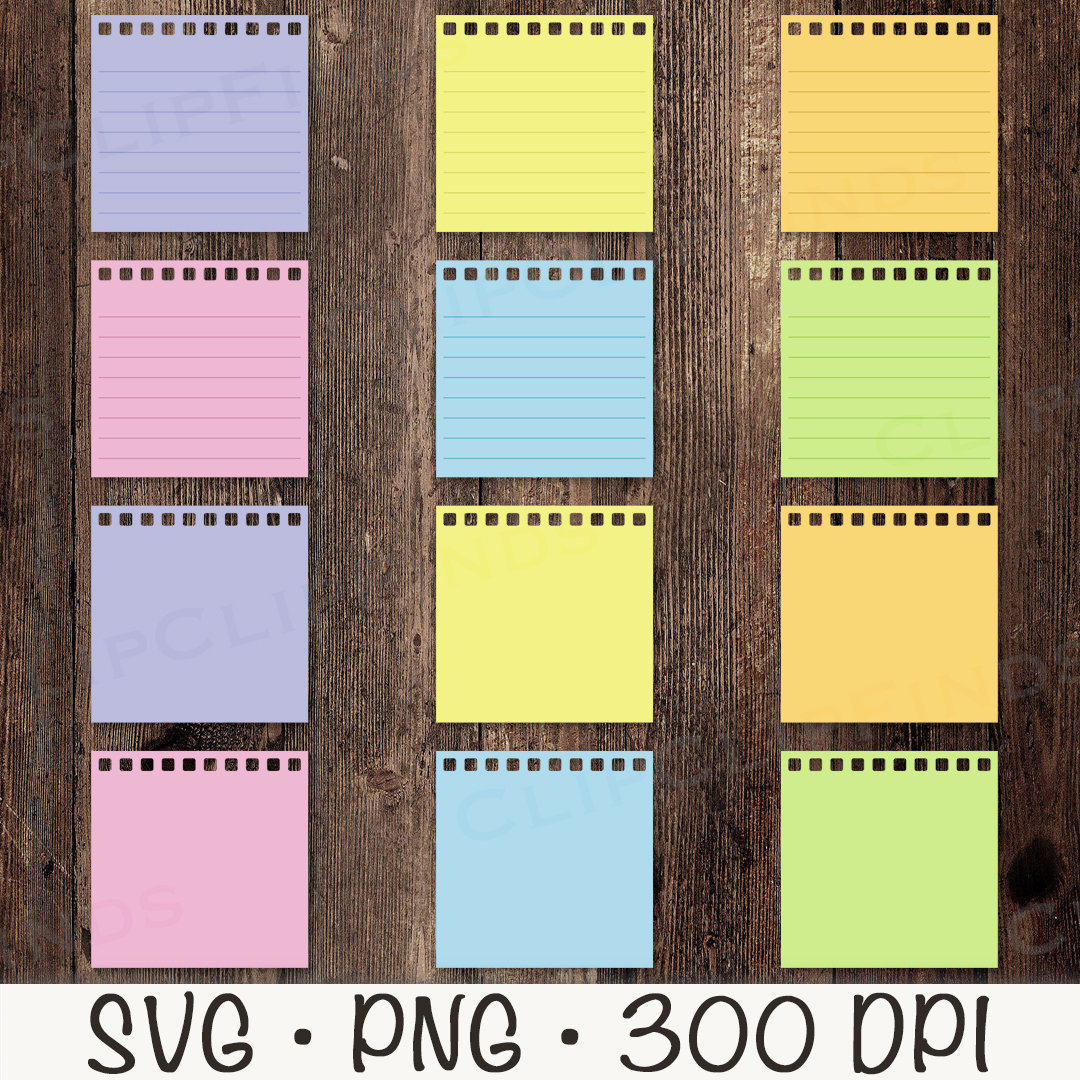 Post Note Catd Post Notes Clipart, Doodle Notes PNG, Sticky Notes, Office Notes ...
