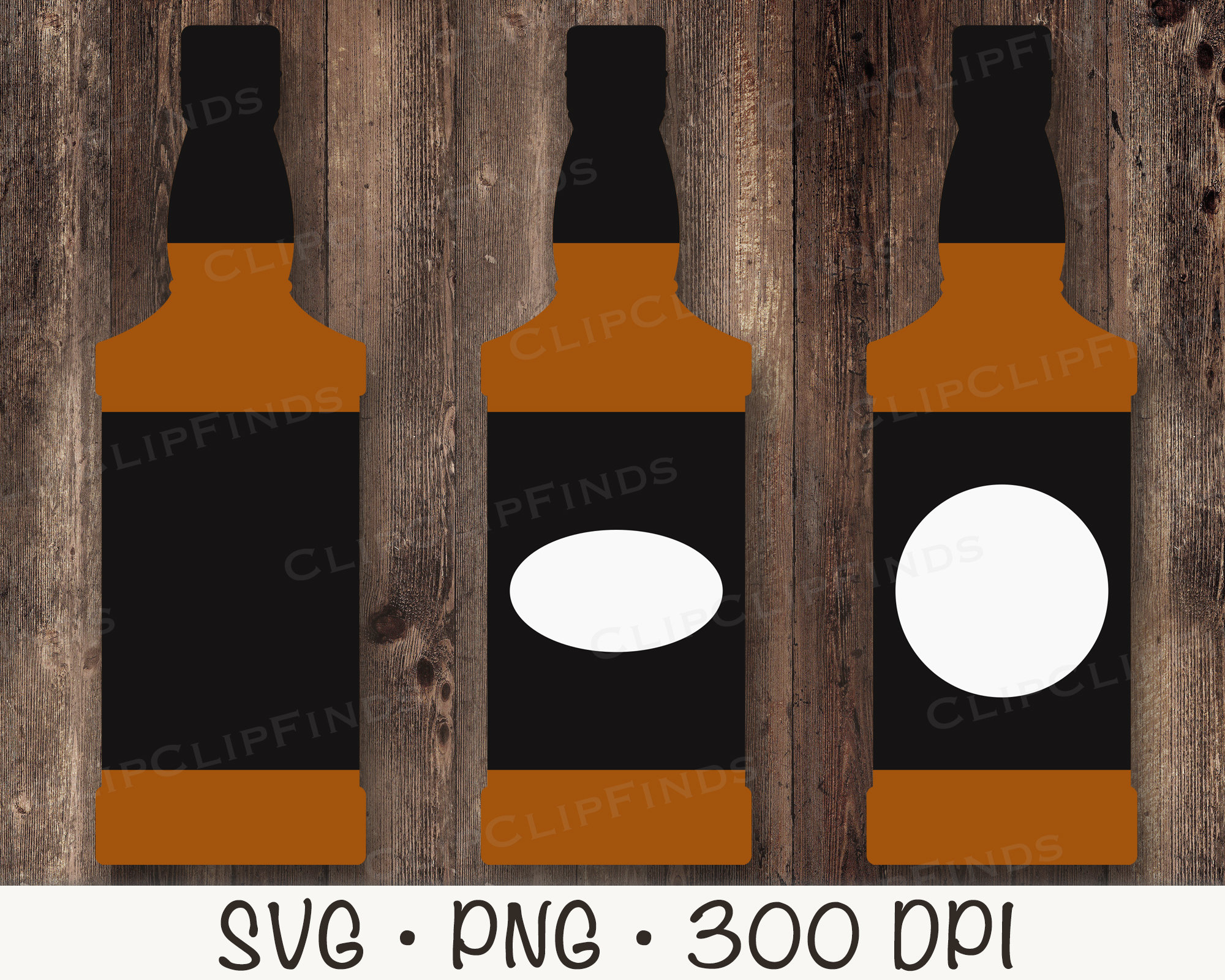 Whiskey Bottle Whiskey SVG PNG Clip Art Instant Digital Etsy