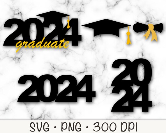 Happy Graduation Class Of 2024 Vector, 2024, Graduated 2024, Happy Graduation  2024 PNG and Vector with Transparent Background for Free Download