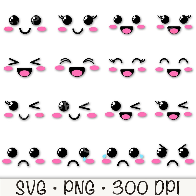 Kawaii Dumpling Faces Png - Etsy
