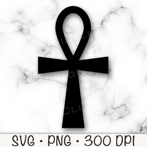 Egyptian Ankh Cross SVG, Ankh Cross PNG, Key of Life, Digital Download