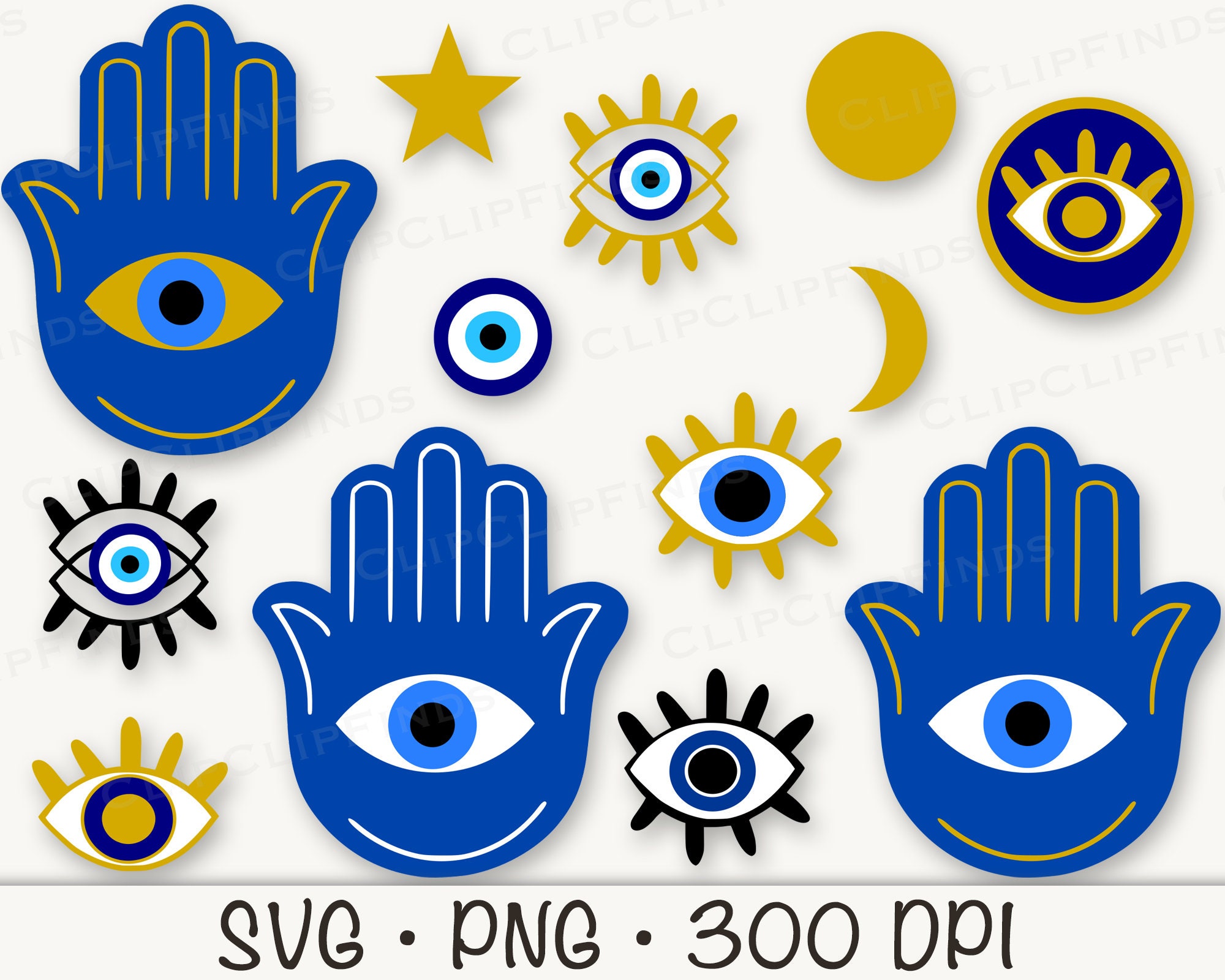 Evil Eye SVG Evil Eye Hand Evil Eye PNG Vector Cut File Etsy Australia