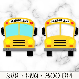 Autobús escolar SVG, Autobús escolar PNG, Imágenes prediseñadas de autobús escolar, Conductor de autobús, Autobús escolar lindo con foto DIY, Estudiante, Maestro, Descarga digital
