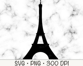 Eiffel Tower SVG: Paris Cut File, Cake Topper (Digital Download)