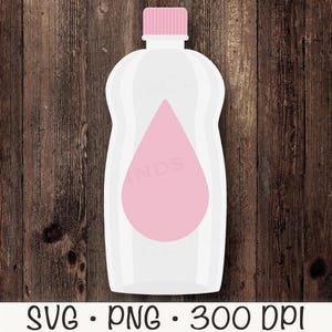 Babyolie PNG, babyolie SVG, babyoliefles, afbeelding babyolie, sublimatie, vectorbestand, digitale download