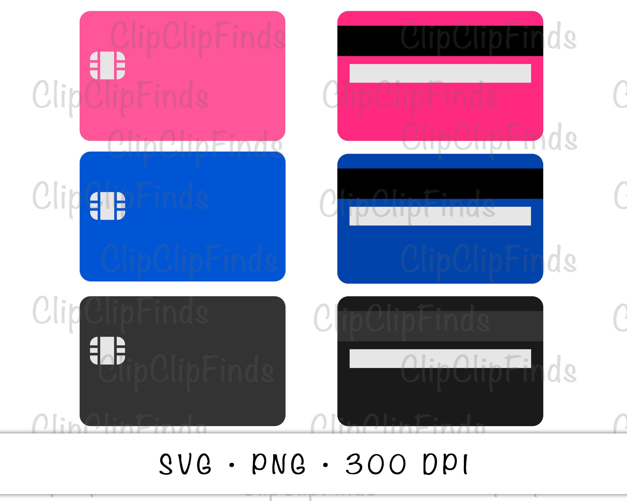 Debit and Credit Card Skin Template Vector 2022 by VecRas