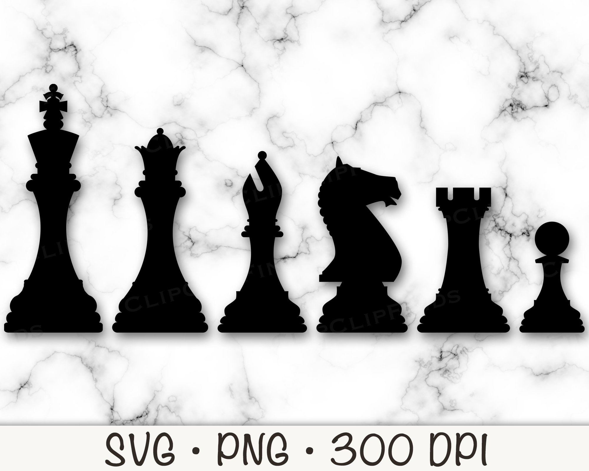 Chess Piece Figures. SVG File for Cricut Graphic by artychoke.design ·  Creative Fabrica