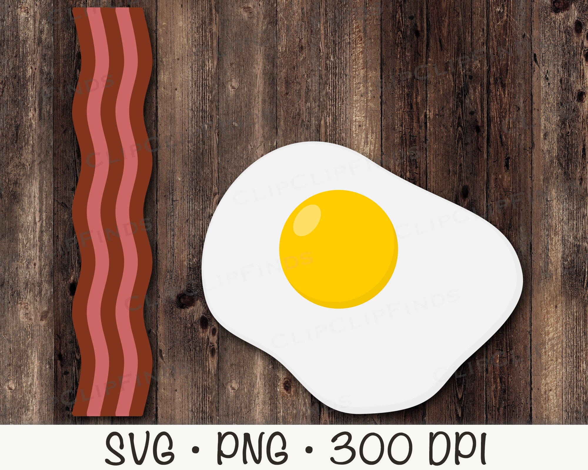 Bacon and Egg Clip Art Breakfast Sunny Side Up Brunch -  Norway
