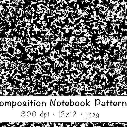 Composition Notebook Label SVG PNG Instant Digital Download - Etsy