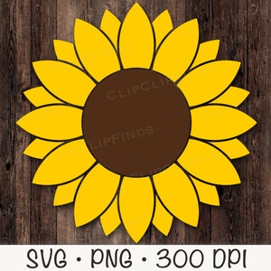Girassol SVG, Girassol PNG, Girassol Clip Art, Girassol Vector, Download Digital Instantâneo