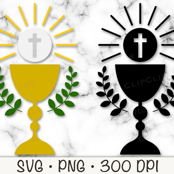 Chalice Cup SVG Vector Cut File and PNG Overlay Transparent Background Clip Art Instant Download