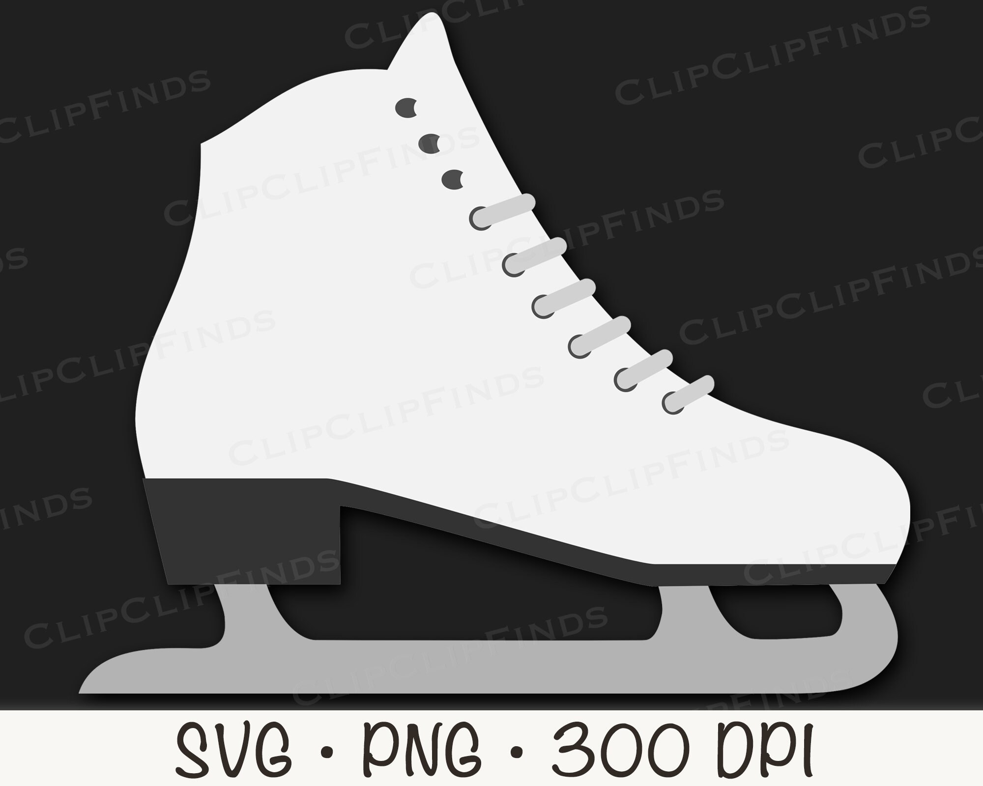 Ice Skate Ice Skate SVG Ice Skate PNG Ice Skate Vector Cut Etsy