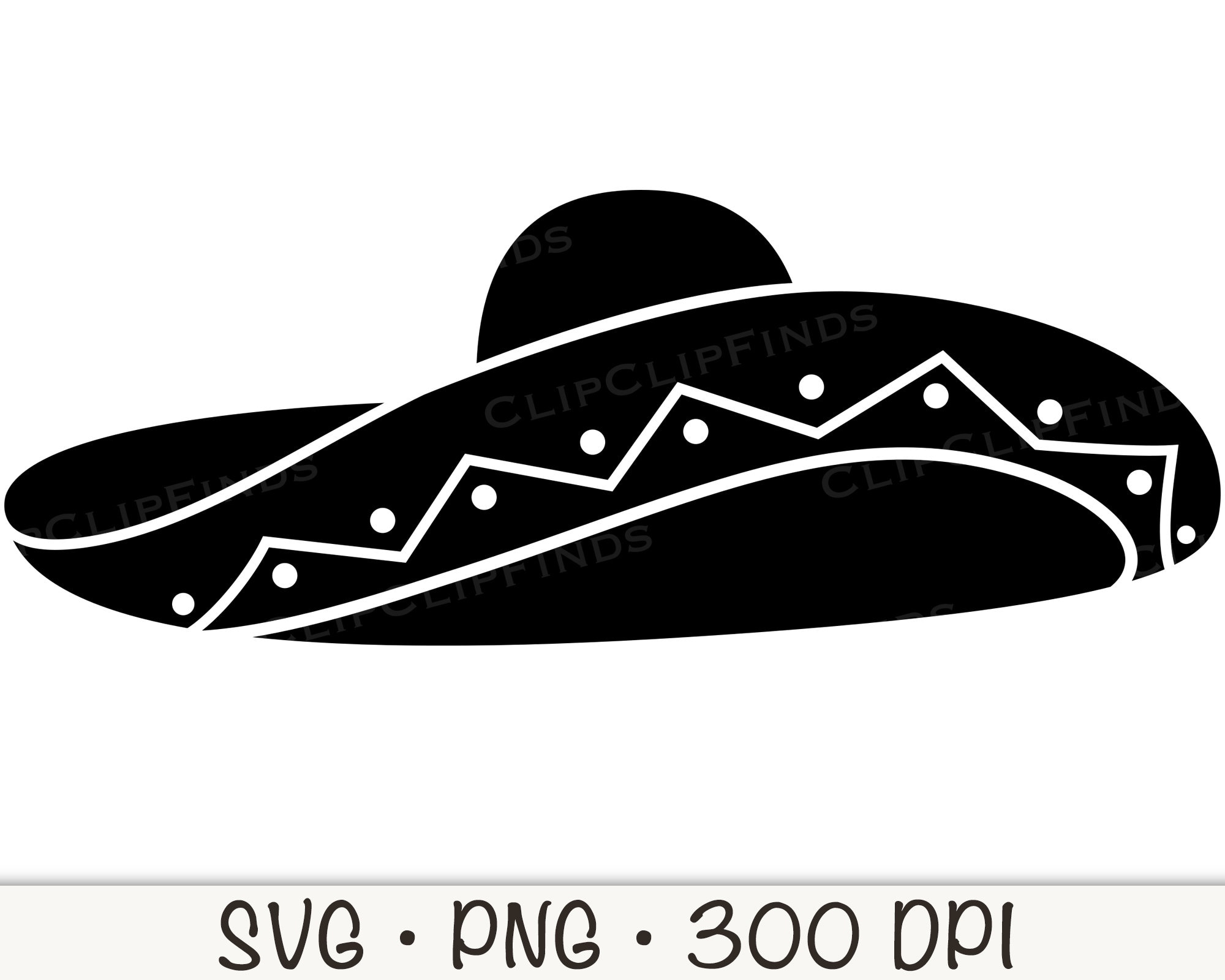Sombrero SVG Mexican Fiesta Sombrero Mariachi Vector Cut - Etsy Canada