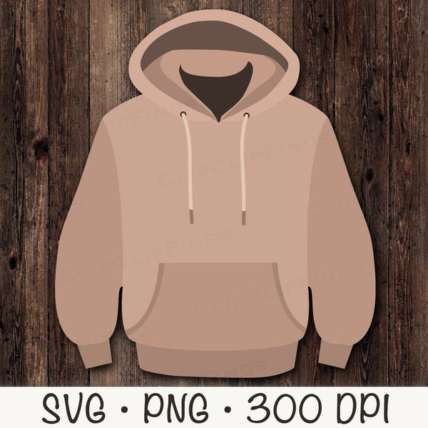 Hoody Sweater SVG, Hoody PNG, Hoody Clip Art, Instant Digital Download