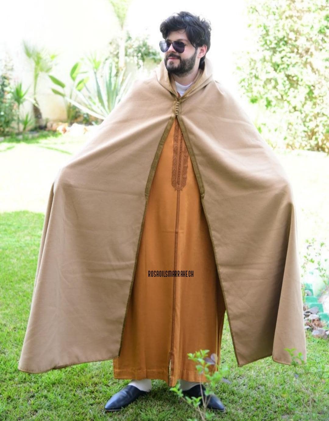 Handmade Cashmere Moroccan Cape, Winter Overcoat - Etsy