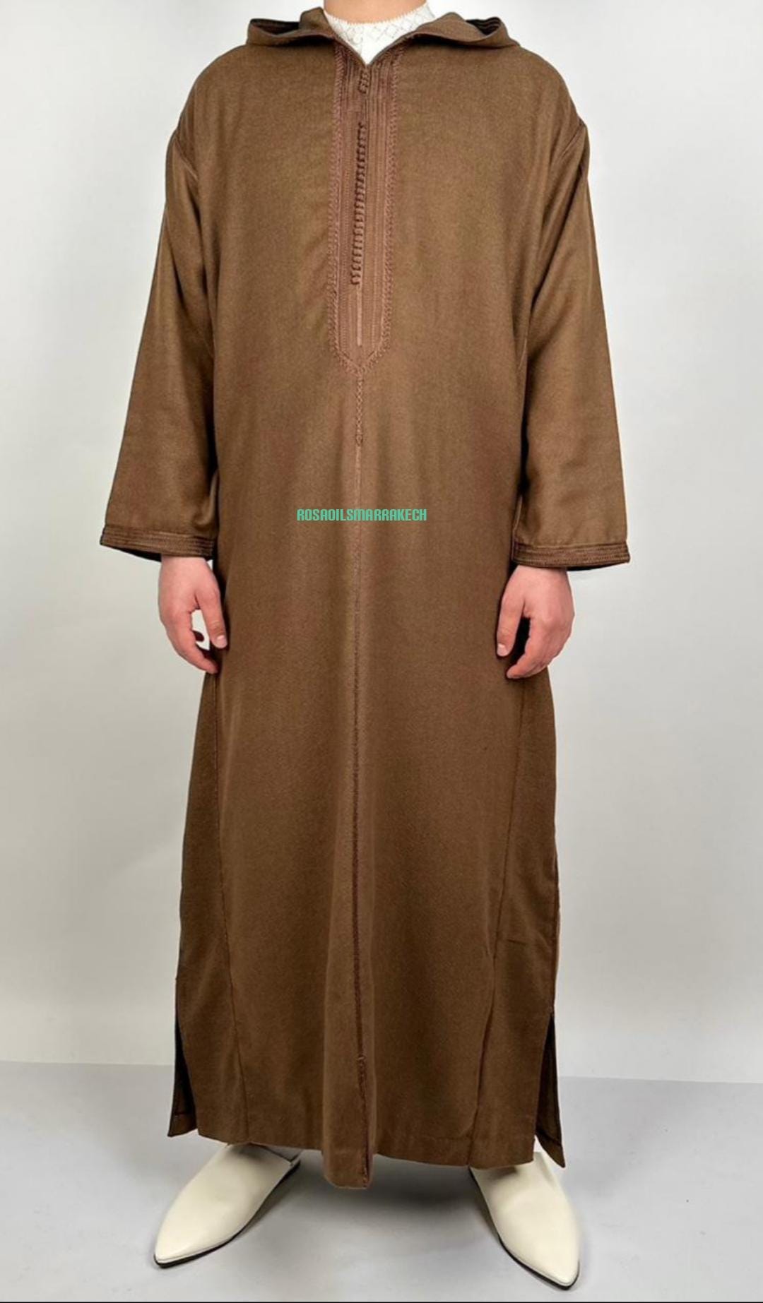 Men's Winter Djellaba in Handmade Mlifa Warm Moroccan Clothing