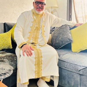 tenue de mariage pour homme, jabador marocain homme, jabador tradicional 3 piezas, caftan marocain pour mariage