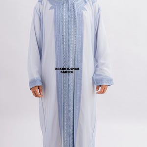 Moroccan Caftan for Men – Three Pieces Groom Outfit – Traditional Wedding Kaftan – Handmade Moroccan Thobe – Caftan Homme Mariage