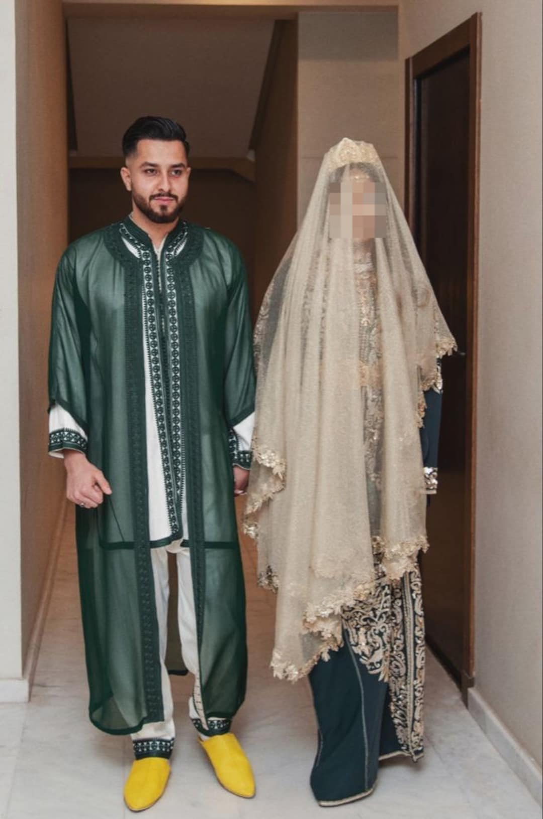 Princess Lalla Meryem of Morocco arriving for the religious wedding  ceremony of Prince Abert II of Monaco to Charlene Wittstock held in the  main courtyard of the Prince's Palace in Monaco on, image size:1080x1627