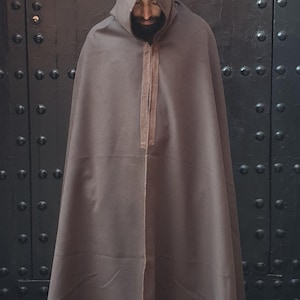 Morccan Winter Silham, Black Winter Overcoat, Burnouse Warm Cape, Long Winter Overcoat,Gray Cape,Winter Cape,Moroccan Warm Overcoat