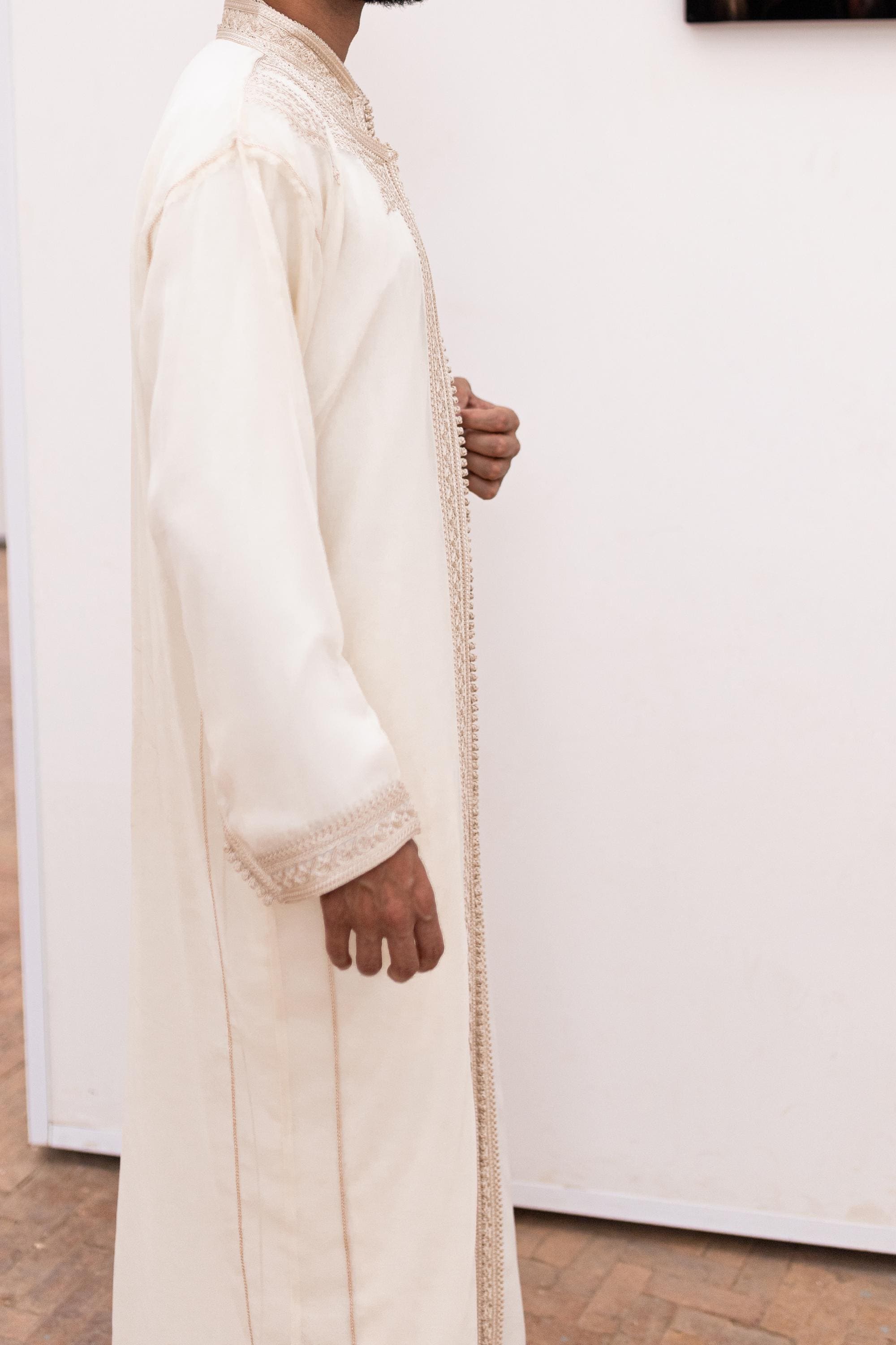 Moroccan Three Piece Caftan for Men – Handmade Groom Outfit