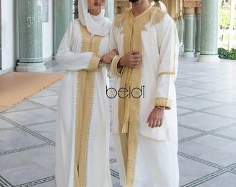 Luxus Marokkanischer Jabador: 3-Teiliges Hochzeit Bräutigam Outfit