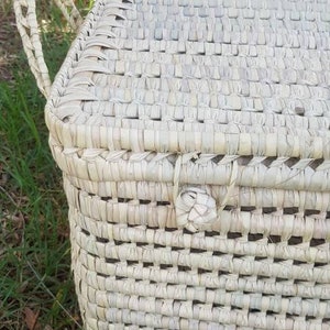 Malle de rangement en osier Coffre de rangement en feuilles de palmier Bild 3