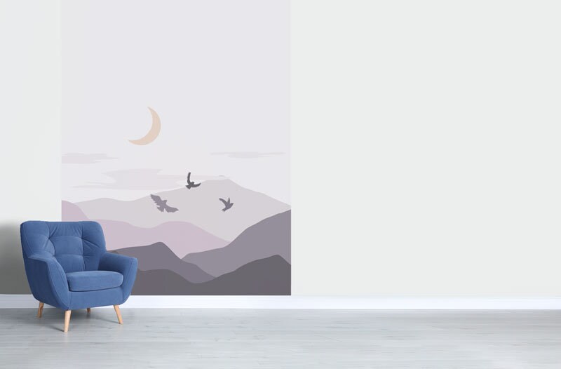 Papier Peint Aérer Auto-Adhésif, Papier Textile, Canvas Facile à Poser, Mural