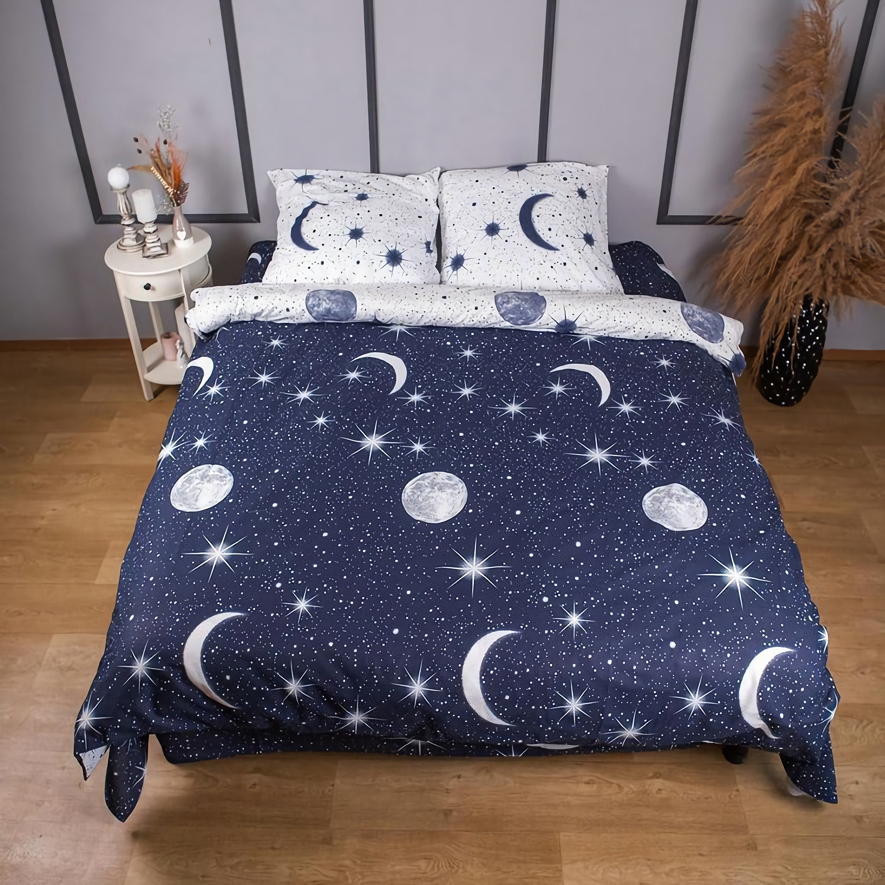 Space Bedding Set 100 cotton Cotton Bed Sheets Bedding Etsy
