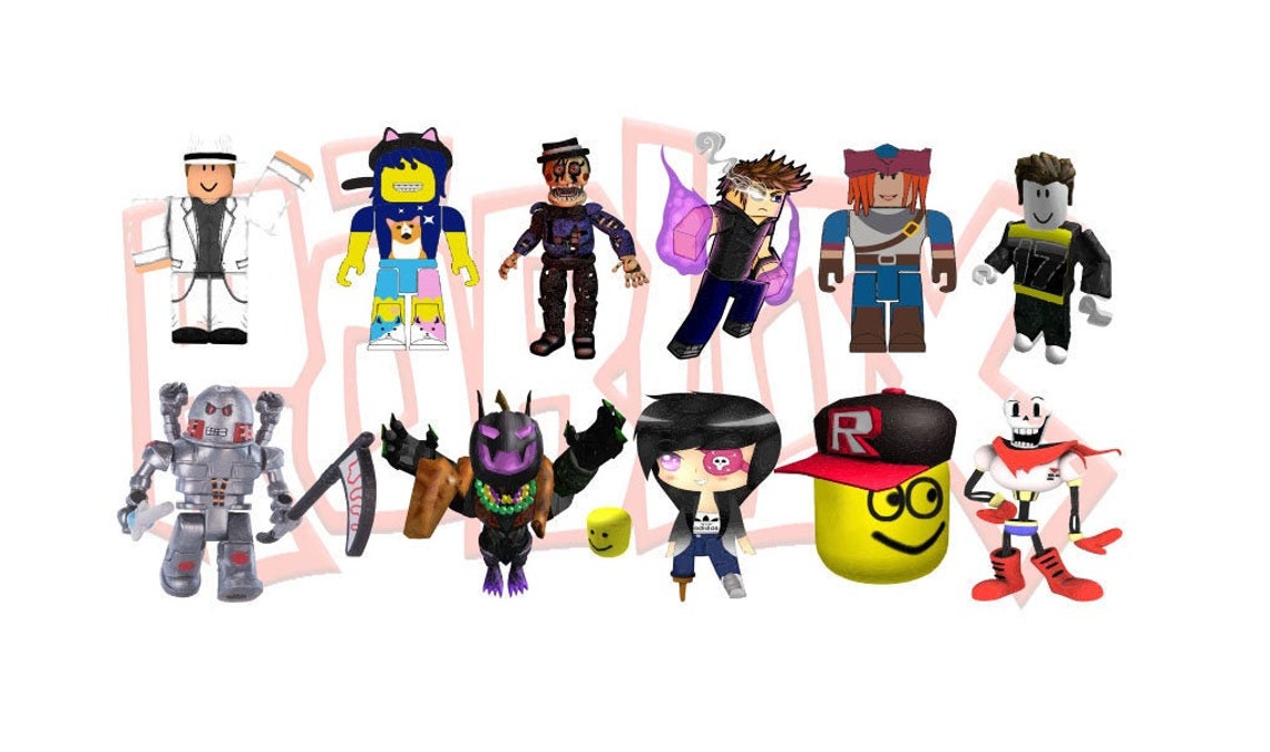 Download Roblox svg bundle packRoblox cut fileRoblox charcter pack ...